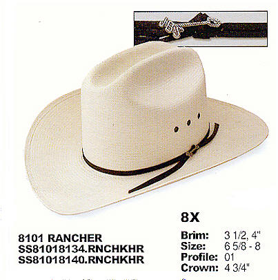 A Rancher Straw hat